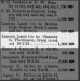 Land transfer to Chancey G. Thompson